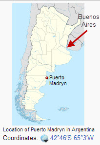 Argentina-Puerto Madryn Location1