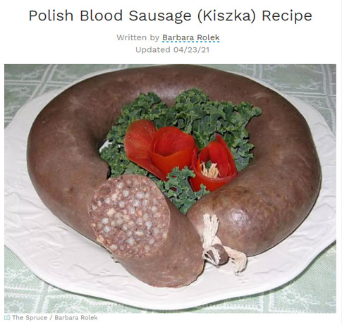 Polish Blood Sausage (Kiszka) Recipe