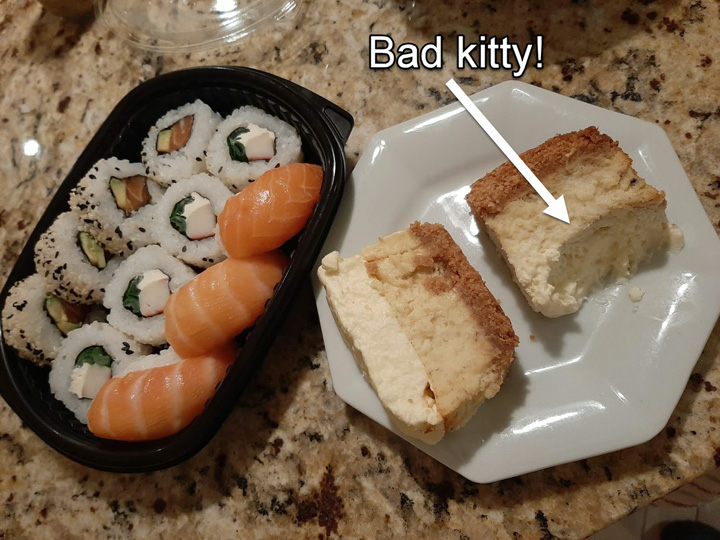 Sushi and Cake Jul 13 2021