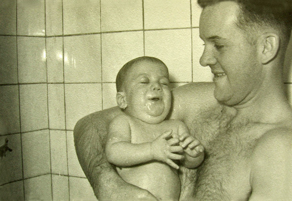 016 - This is me, in Yokohama, Japan, taking a shower with your father (Randal Lee Weaver)