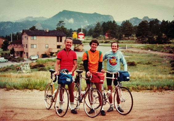 021 - Grandpa (on the left) on a bicycle ride in Boulder, CO to