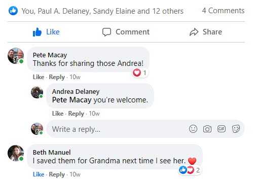 Andrea Delaney posted - comments
