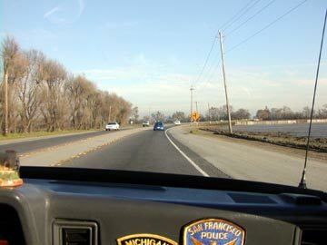 Driving through California's central valley  towards our storage units in Hollister!